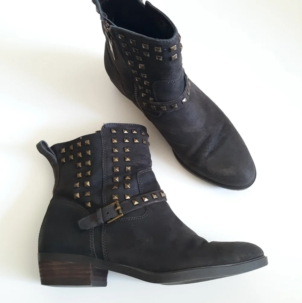 Lauren Ralph Lauren Studded Ankle Boots